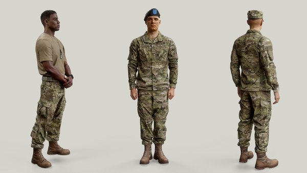 modelo 3d Soldado raso del ejército de EE.UU. - TurboSquid 2285062