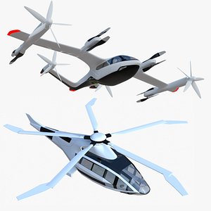 helicopters bell hyundai 3D model