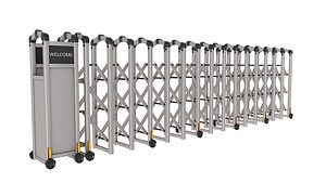 Trackless Retractable Gate