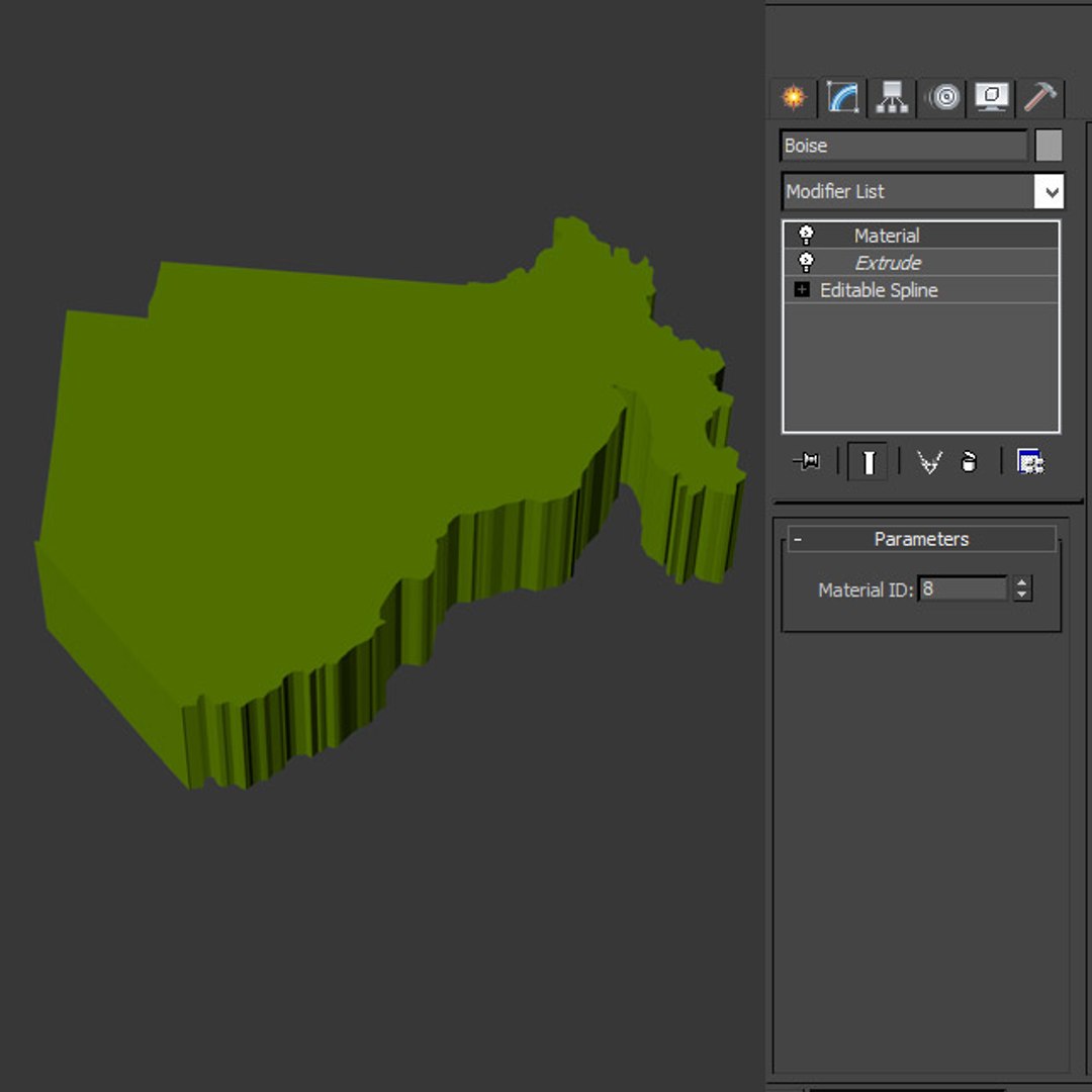 Counties Idaho 3d Max