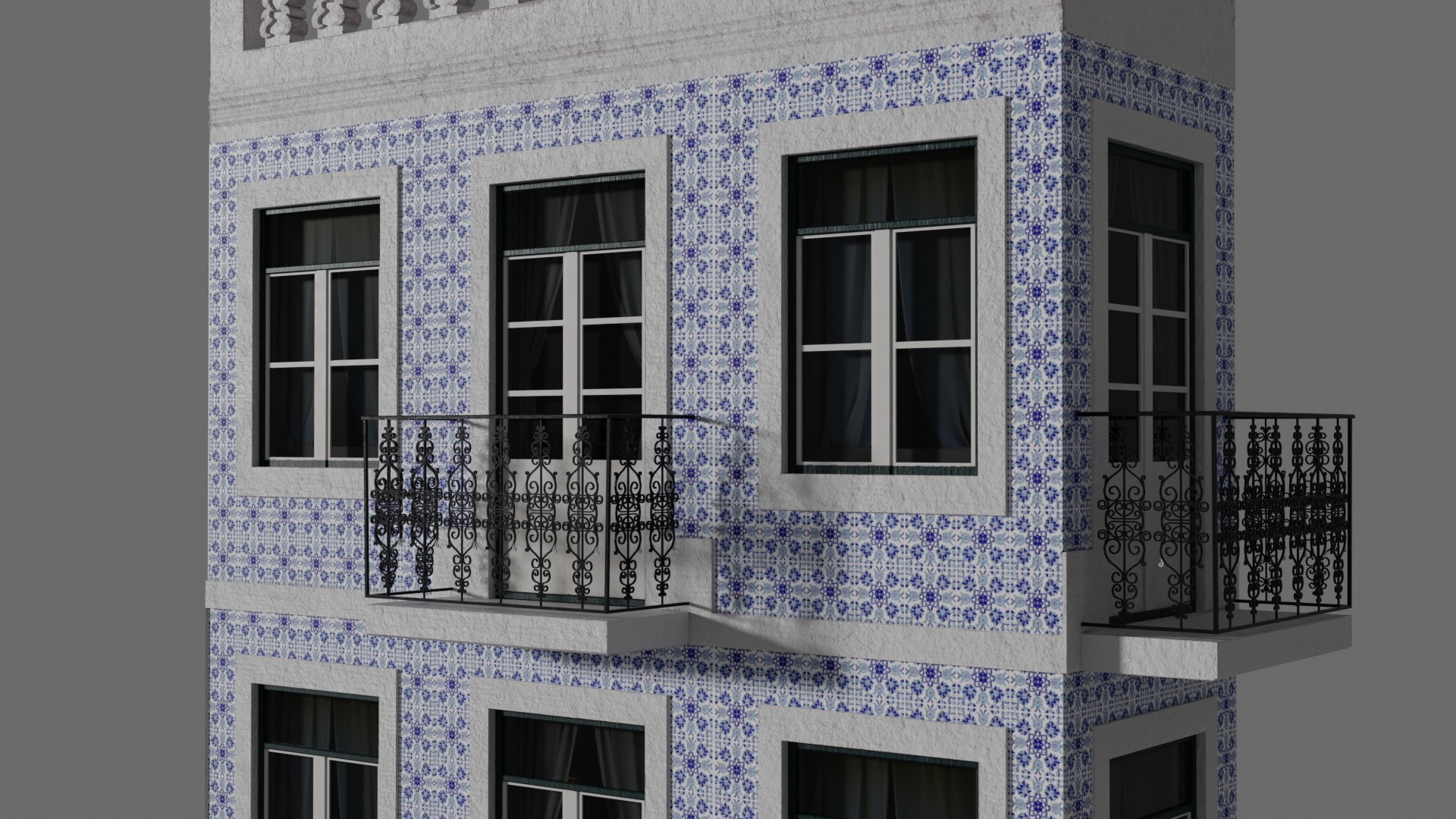 Facade of a Portuguese building 3D model https://p.turbosquid.com/ts-thumb/N0/PCsbOk/9c/9/jpg/1733902526/1920x1080/fit_q87/1d5d74c8c478322eb8950649f5b522601827a492/9.jpg