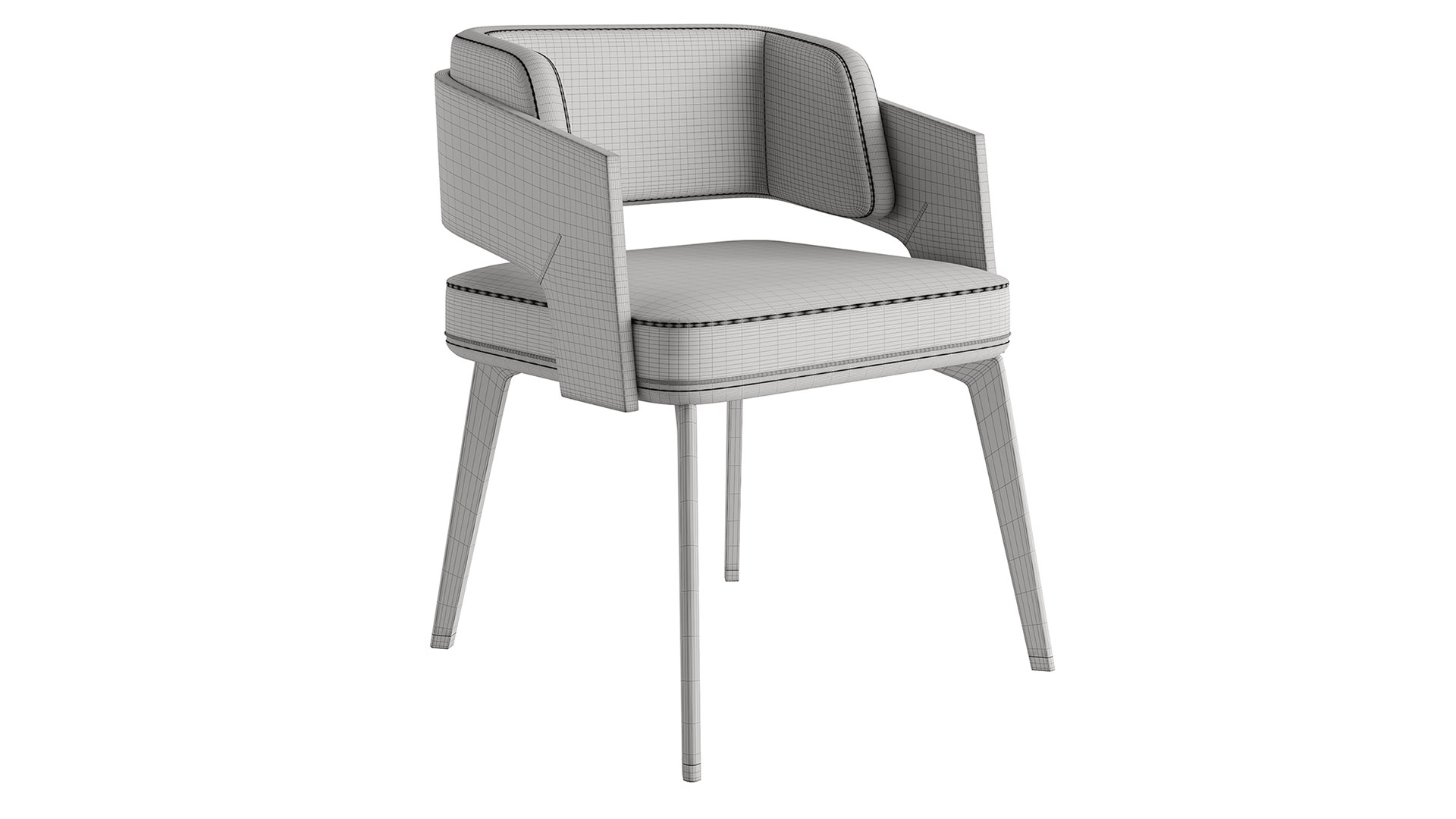 3D Model Galea-II-dining-chair - TurboSquid 1955953