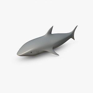 3d model shark games toys