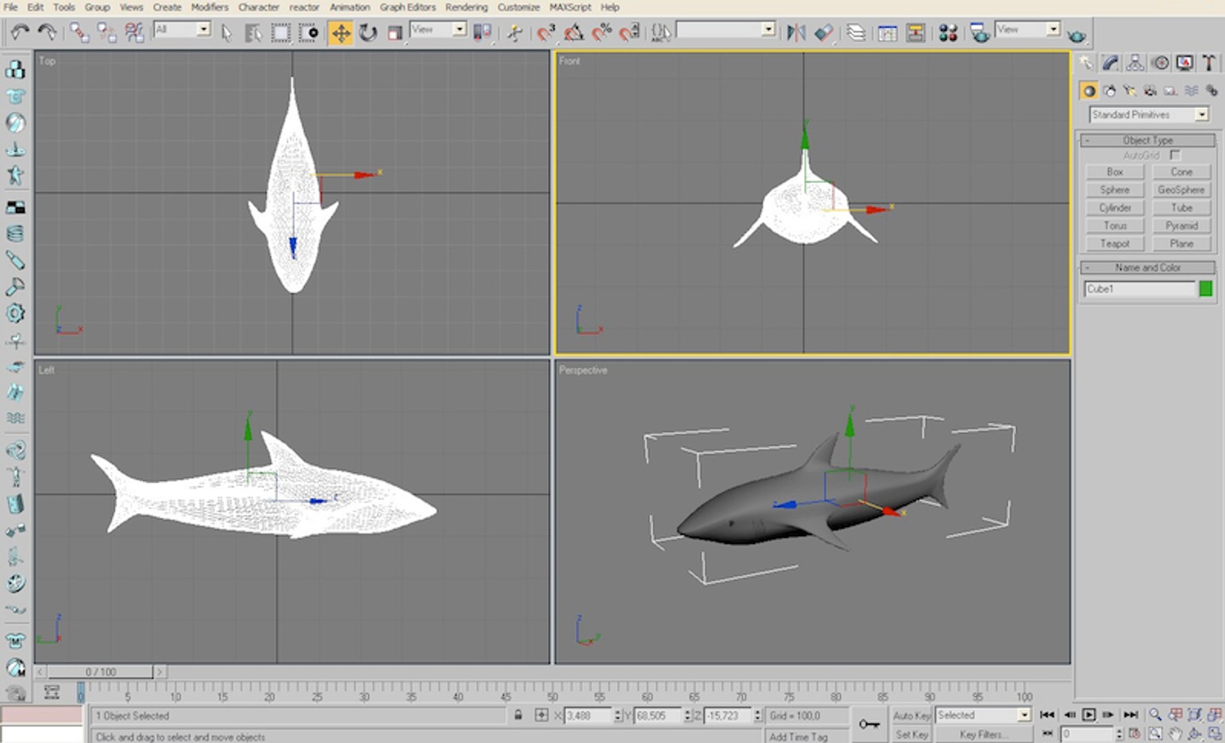 3d Model Shark Games Toys