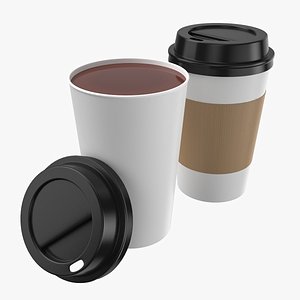 Tea Paper Cup 3D Model