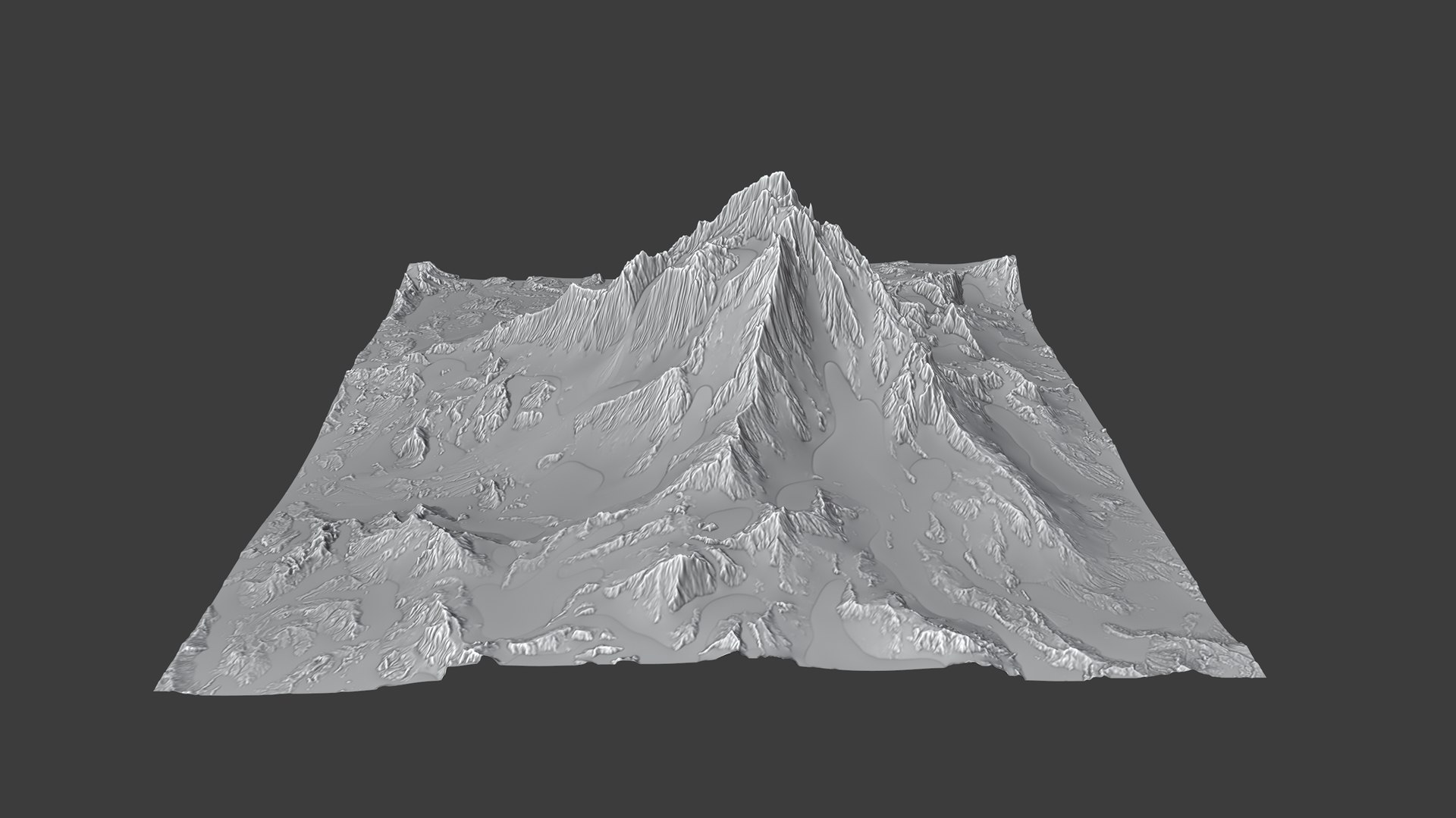 8K Detailed Mountain Landscape 2 3D - TurboSquid 1820486