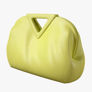 3D model Louis Vuitton Loop Baguette Bag Damier Ebene VR / AR / low-poly