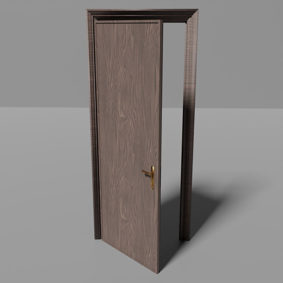 Classic interior wooden door 3D model - TurboSquid 1632566