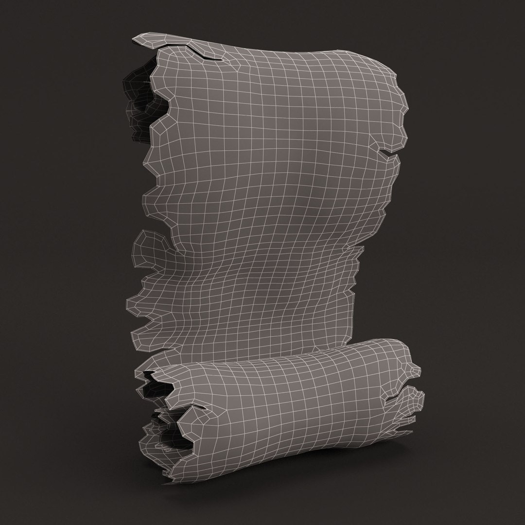 3d Model Scroll