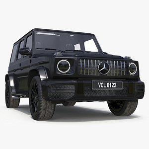 Gelandewagen Mercedes-Benz AMG 63 Black 3D