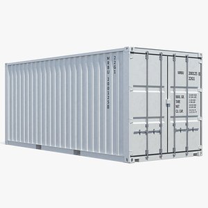 Freight Shipping Container 20ft White