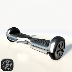 Hoverboard low poly