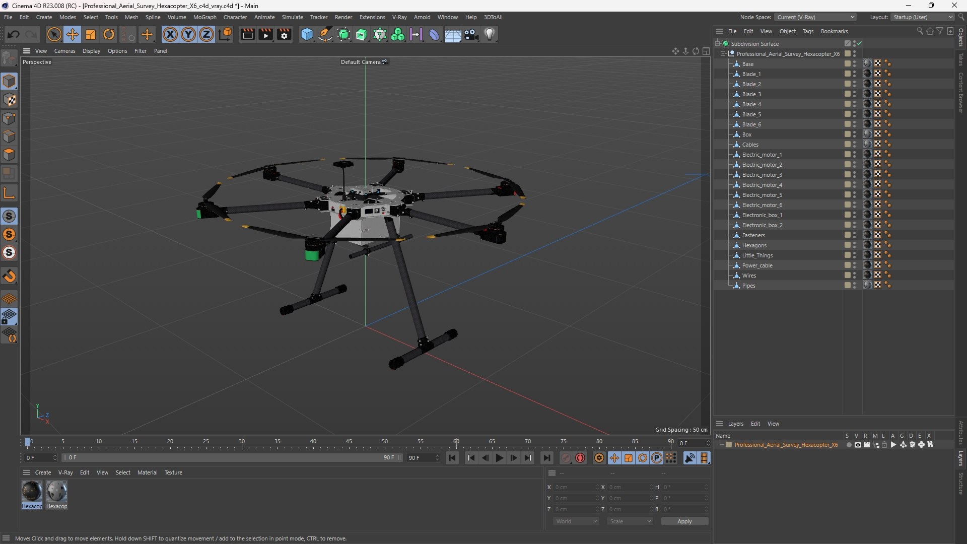 Professional Aerial Survey Hexacopter X6 3D https://p.turbosquid.com/ts-thumb/N0/i5AgBf/HU/professional_aerial_survey_hexacopter_x6_1003/jpg/1775555521/1920x1080/fit_q87/0a367a4ff3dbc903827d7956c66a49d4ac81611c/professional_aerial_survey_hexacopter_x6_1003.jpg