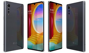 LG Velvet Aurora Gray