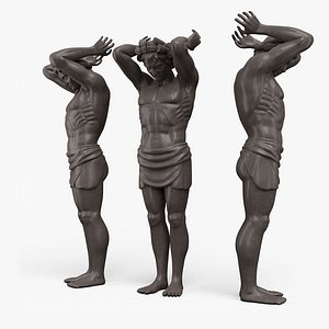Atlant statue 3D model