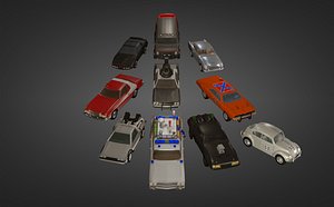 Complete PopCulture Pack 10 Cars