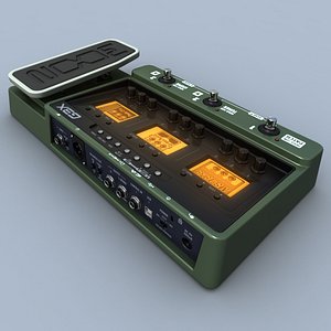 zoom g3x guitar processor 3d model