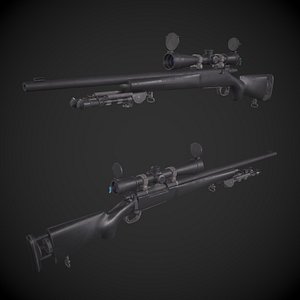 3D model M24 - SWS Sniper Rifle