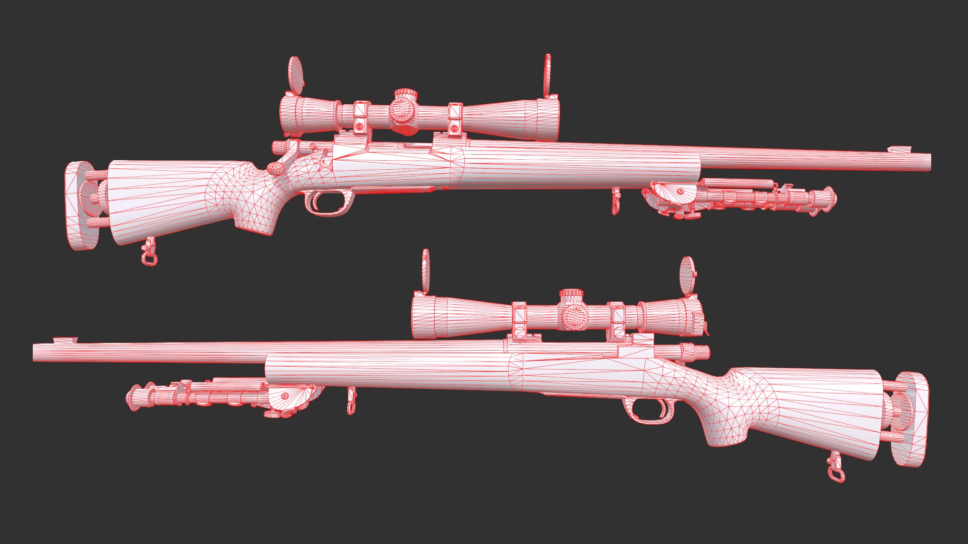 3d Model M24 Sws Sniper Rifle Turbosquid 1843468 7182