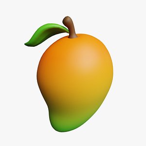 Mango Cartoon Stylized 3D