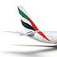 Airbus A330-P2F Emirates Rigged 3D Model