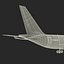 Airbus A330-P2F Emirates Rigged 3D Model