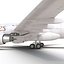 Airbus A330-P2F Emirates Rigged 3D Model