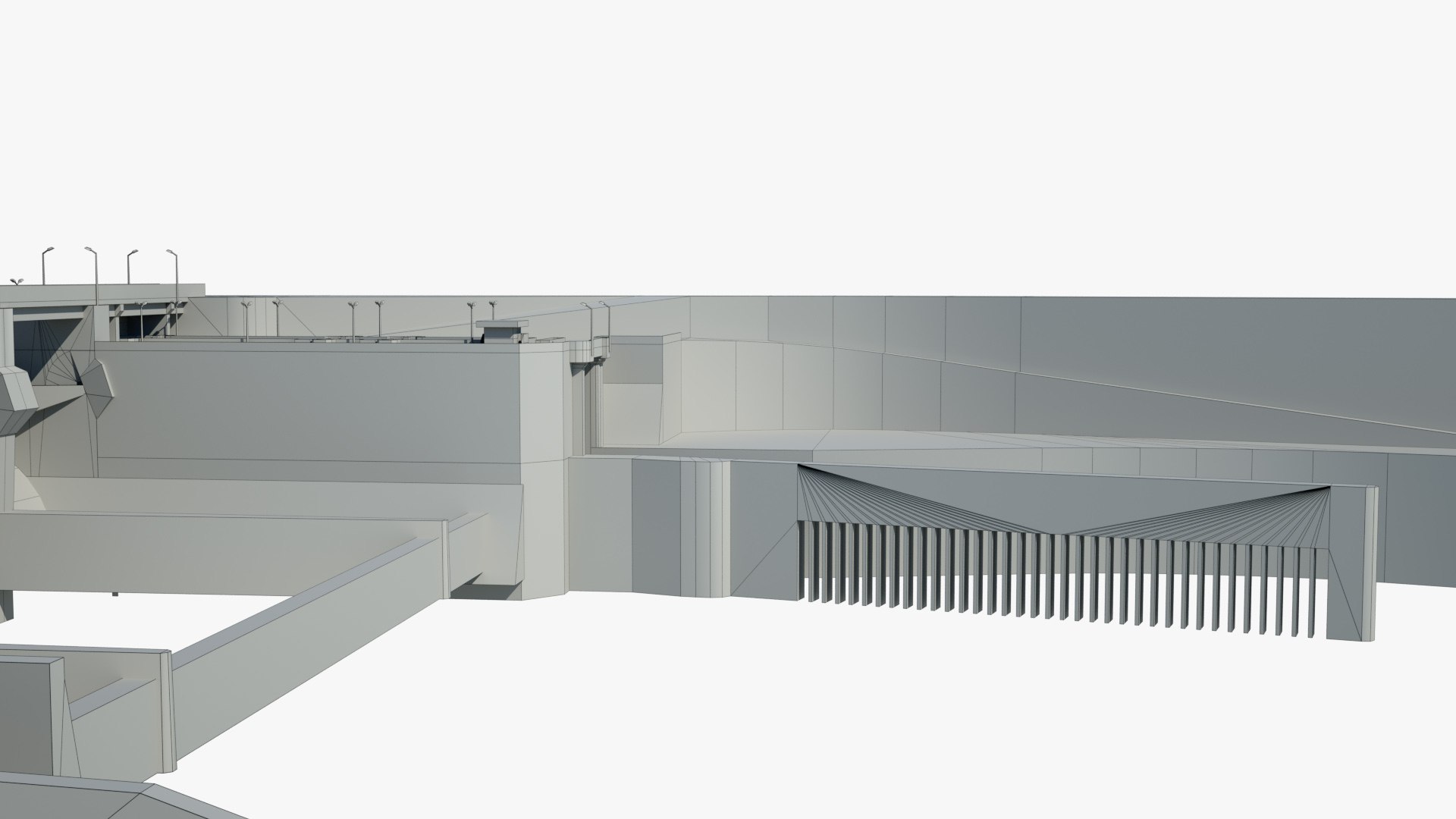 River Dam Lock 2 3D Model - TurboSquid 1450177