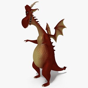 3D model dragon cartoon