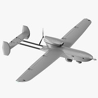 Fixed-wing Surveillance Drone Grey