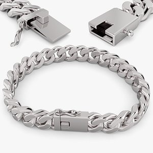 3D Cuban Chain Bracelet