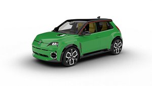 Renault 5 E-Tech 2025 3d model