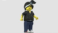 Lego Rock Girl