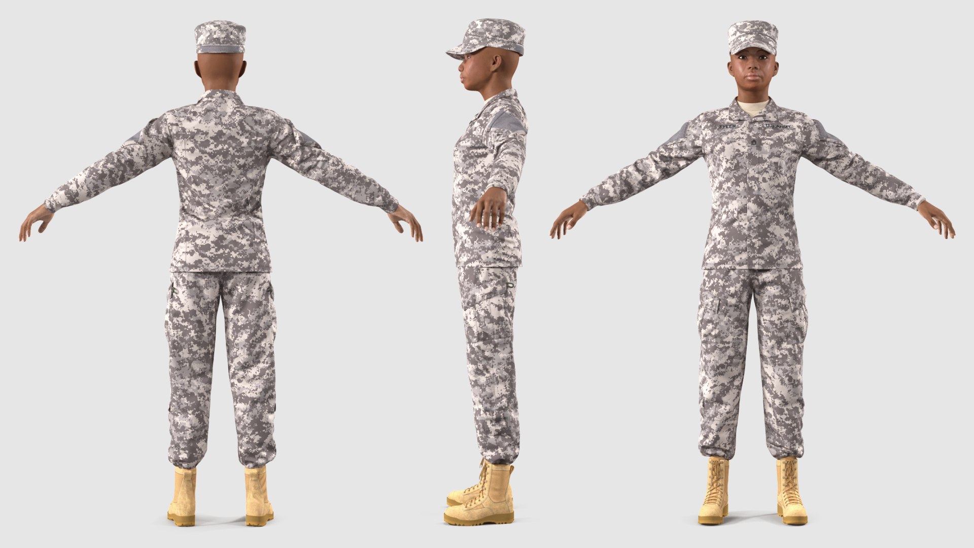 black female soldier acu 3D https://p.turbosquid.com/ts-thumb/N1/GA69l3/2t/blackfemalesoldieracuneutralposec4dmodel007/jpg/1613541650/1920x1080/fit_q87/20403430d57e1d5aa9ce5b8aef205e8d52b372b8/blackfemalesoldieracuneutralposec4dmodel007.jpg