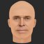 Cabeza de Willem Dafoe en baja poligonalidad