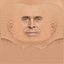 Cabeza de Willem Dafoe en baja poligonalidad