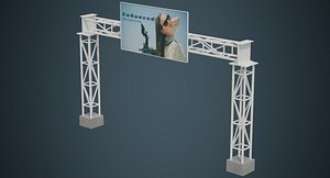 3D model entrance 1a