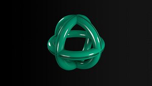3D spherical abstract ring