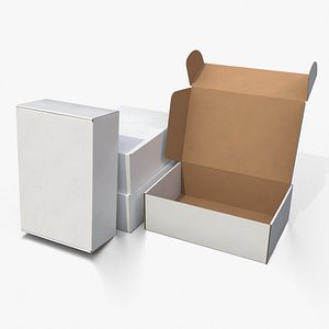 3D model Mailer Box - Regular White