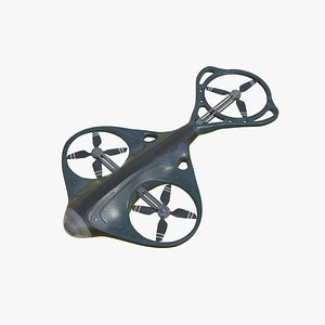 3D model Surveillance Drone