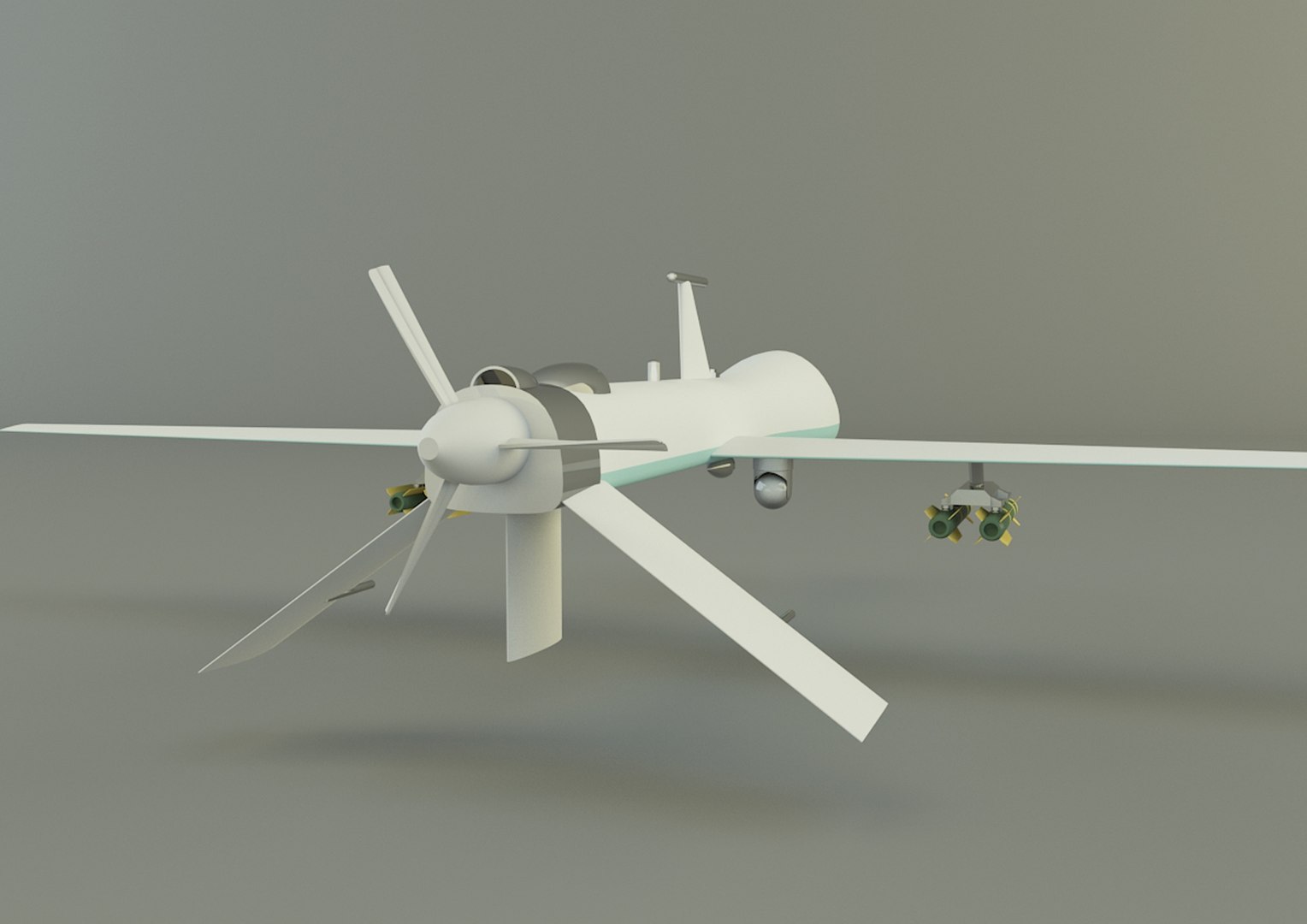 3D Predator Unmanned Aerial Vehicle 3D Model Model - TurboSquid 2067910