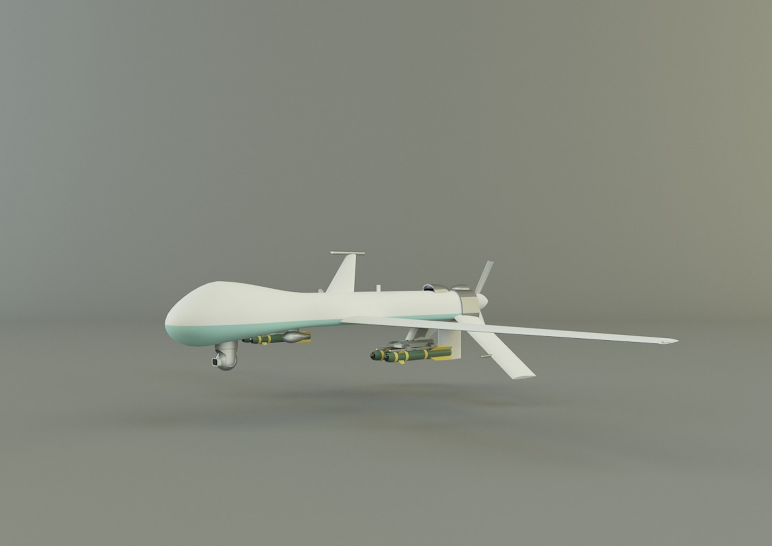 3D Predator Unmanned Aerial Vehicle 3D Model Model - TurboSquid 2067910