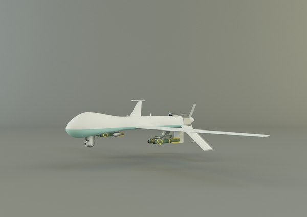 3D predator unmanned aerial vehicle 3D model model