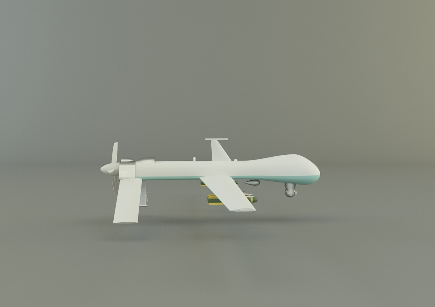3D Predator Unmanned Aerial Vehicle 3D Model Model - TurboSquid 2067910