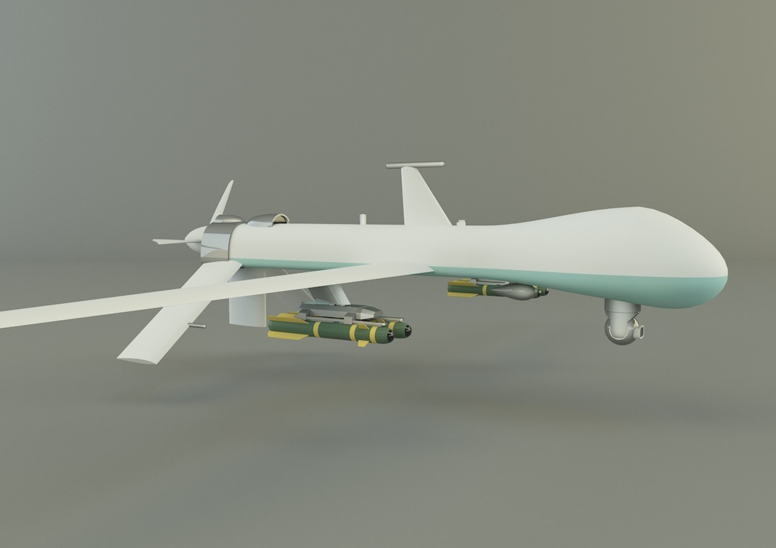 3D Predator Unmanned Aerial Vehicle 3D Model Model - TurboSquid 2067910