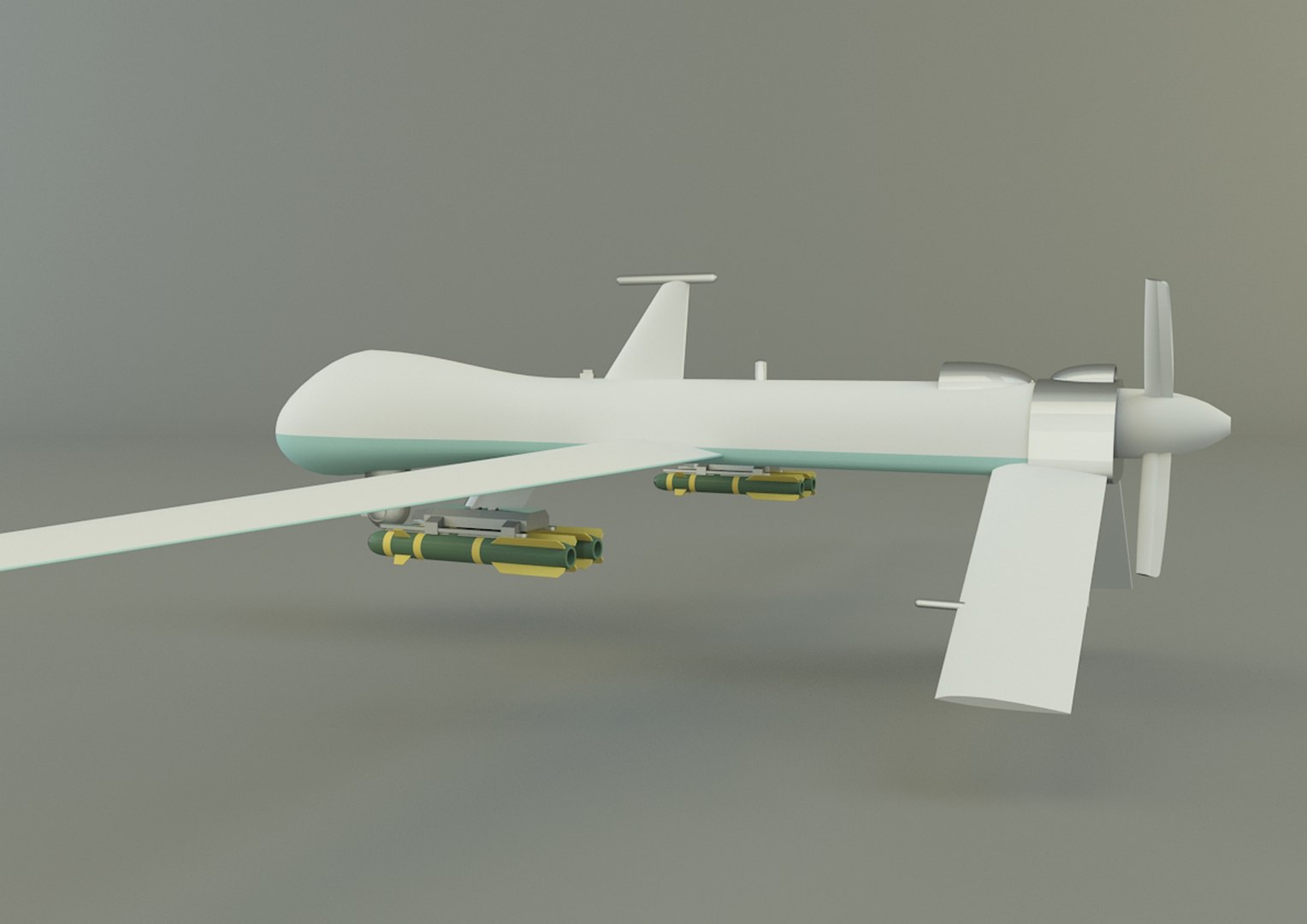 3D Predator Unmanned Aerial Vehicle 3D Model Model - TurboSquid 2067910