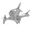 Aerial Drone  Mini FPV Quadrocopter UAV 3D model