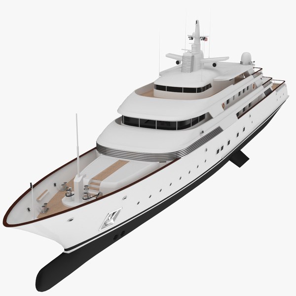 3D Arka Yacht model