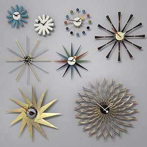 Wall Clock Collection by George Nelson