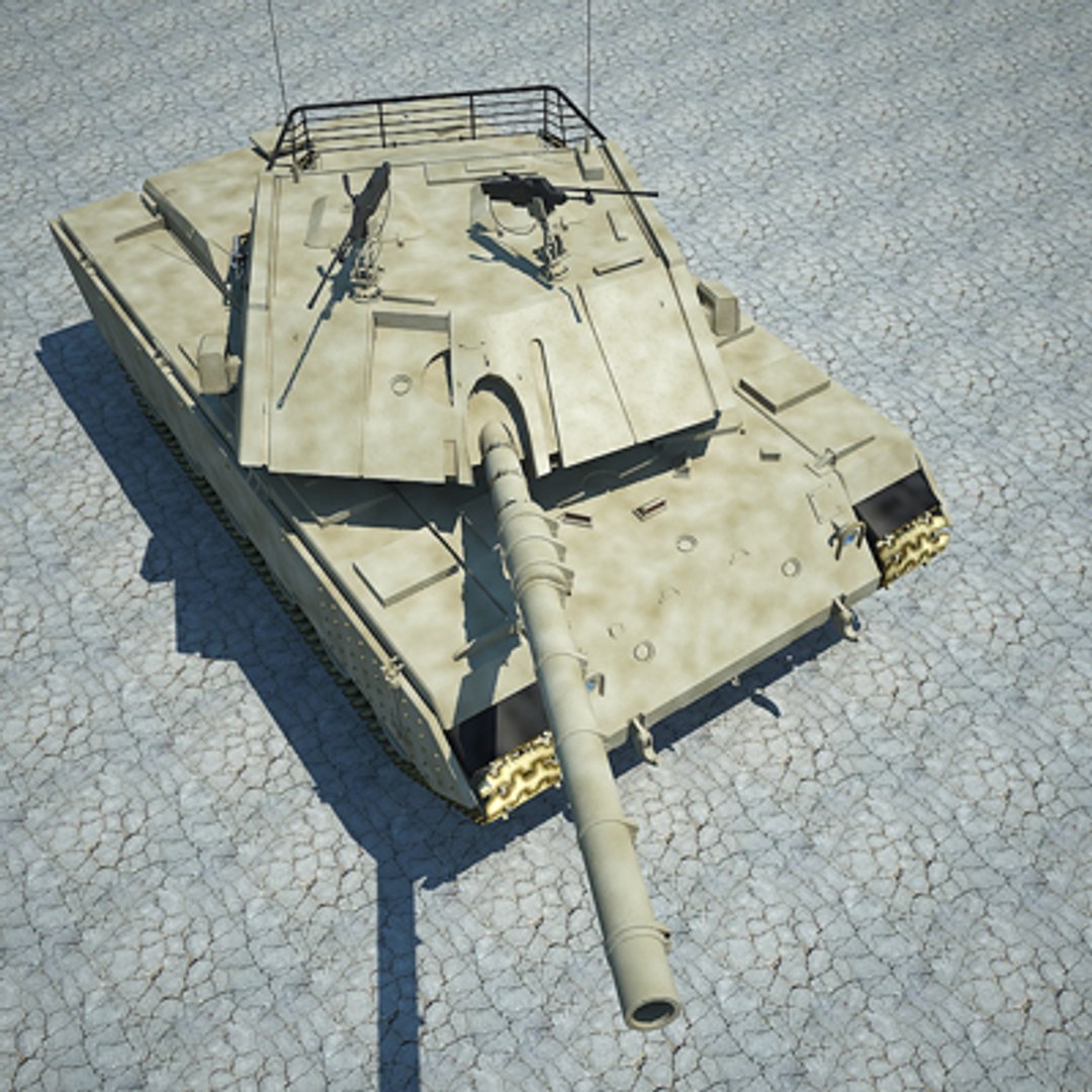 3d israel army tank magach model